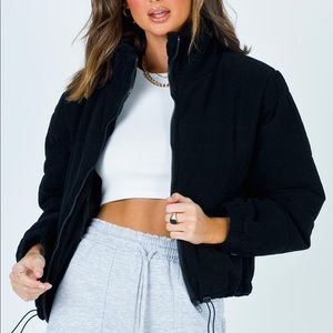 Polly puffer jacket black